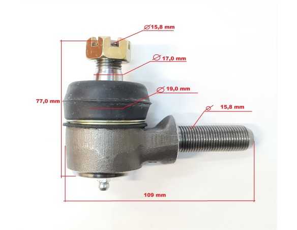 Vairo traukės antgalis (D)