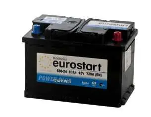 Akumuliatorius Eurostart 80Ah