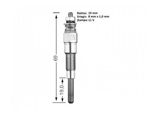 Kaitinimo žvakė NGK