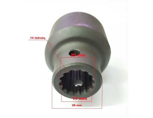 Šratinė sujungimo mova