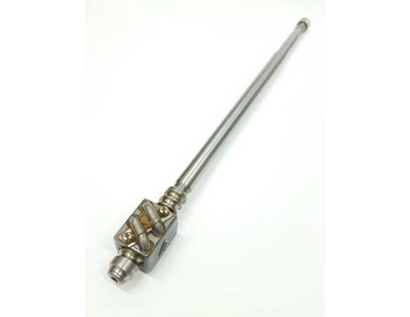 Vairo kolonėlės sliekas su ašimi