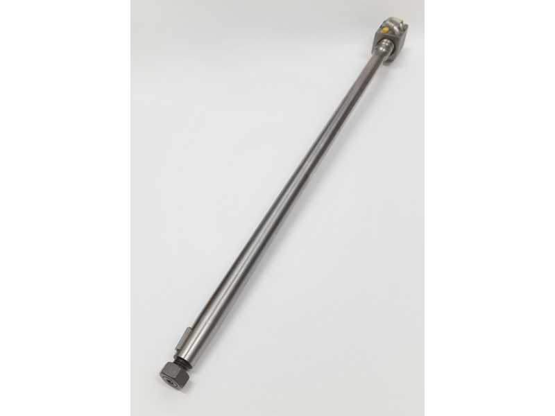 Vairo kolonėlės sliekas su ašimi