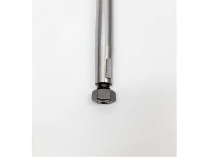 Vairo kolonėlės sliekas su ašimi