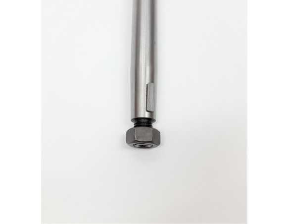 Vairo kolonėlės sliekas su ašimi