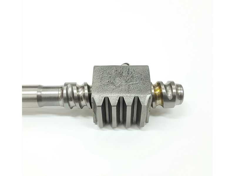 Vairo kolonėlės sliekas su ašimi