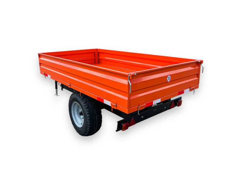 Puspriekabė "Sansen 3T2W" 3000kg