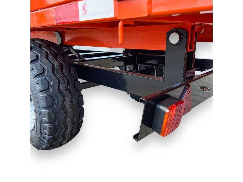 Puspriekabė "Sansen 3T2W" 3000kg