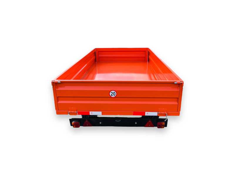 Puspriekabė "Sansen 3T2W" 3000kg
