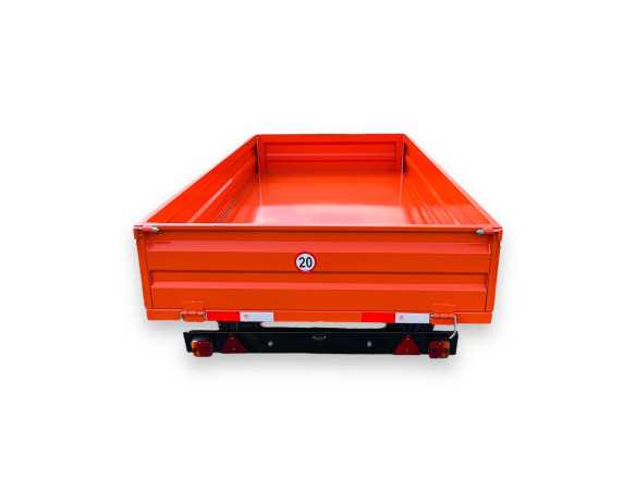 Puspriekabė "Sansen 3T2W" 3000kg