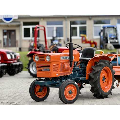 Kubota L-1501 (2wd) su žemės dirbimo freza