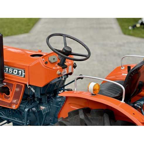 Kubota L-1501 (2wd) su žemės dirbimo freza