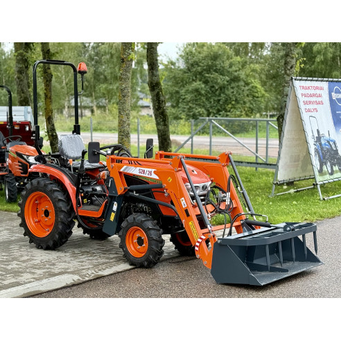 Hinomoto HM-275 su multifunkciniu krautuvu