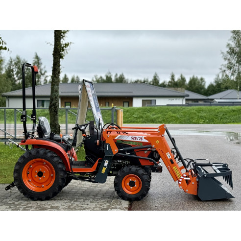 Hinomoto HM-275 su multifunkciniu krautuvu