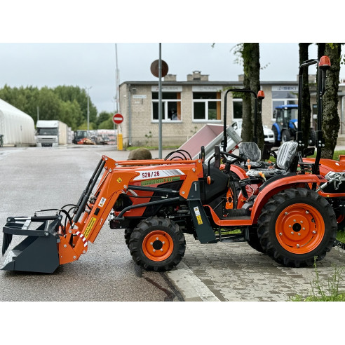 Hinomoto HM-275 su multifunkciniu krautuvu