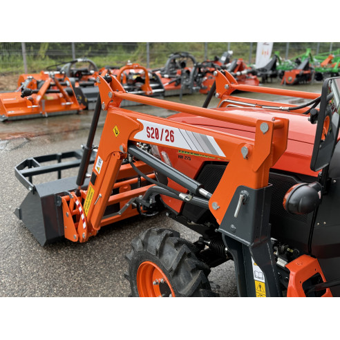 Hinomoto HM-275 su multifunkciniu krautuvu