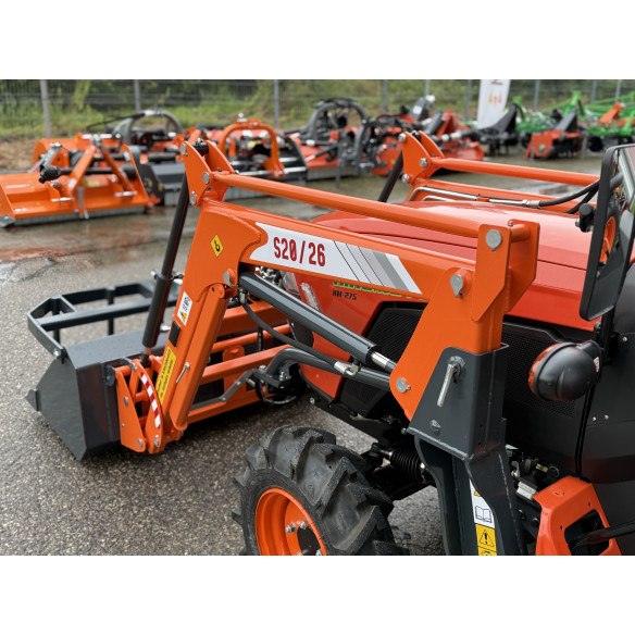 Hinomoto HM-275 su multifunkciniu krautuvu