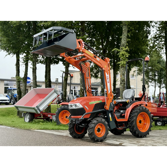 Hinomoto HM-275 su multifunkciniu krautuvu