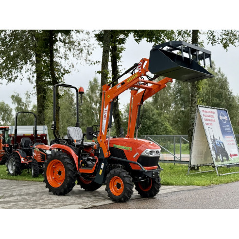 Hinomoto HM-275 su multifunkciniu krautuvu