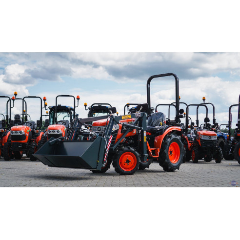 Hinomoto HM3030 su multifunkciniu krautuvu