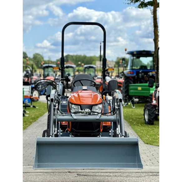 Hinomoto HM-255 (HST) su frontaliniu krautuvu