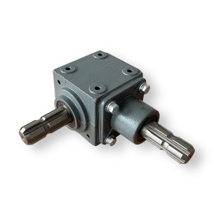 Gearbox for drum mowers