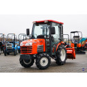 Kubota KB-20 su žemės dirbimo freza