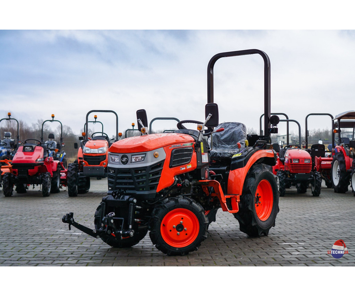 Hinomoto HM-3030 su priekine 3-jų taškų pakaba + darbinis velenas priekyje!