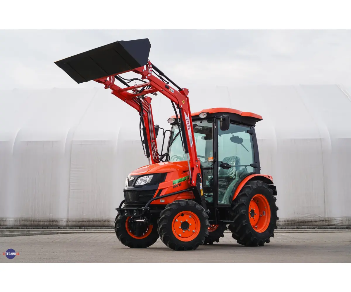 HINOMOTO HM475 su frontaliniu krautuvu