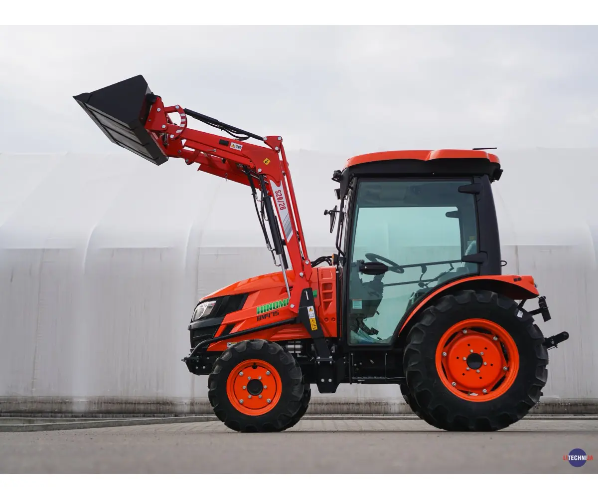 HINOMOTO HM475 su frontaliniu krautuvu